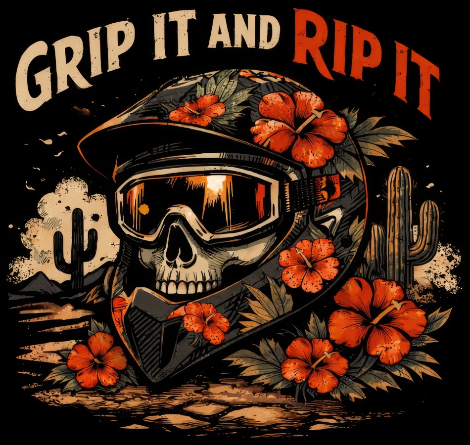 Grip It and Rip It TV skull logo. Click to enter the channels.